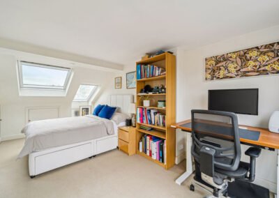 Top floor double bedroom